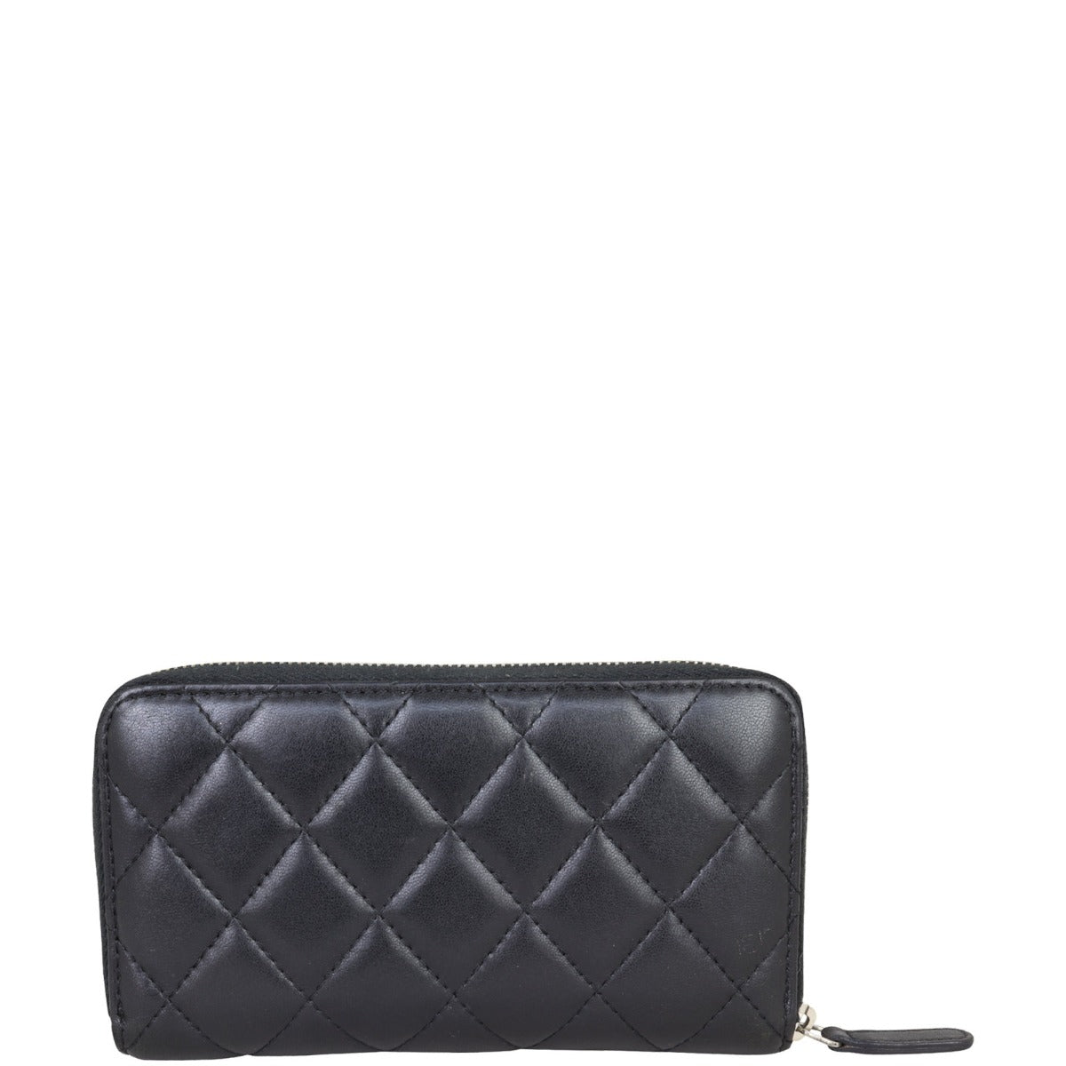 Chanel Small Zip Around Wallet | Black
