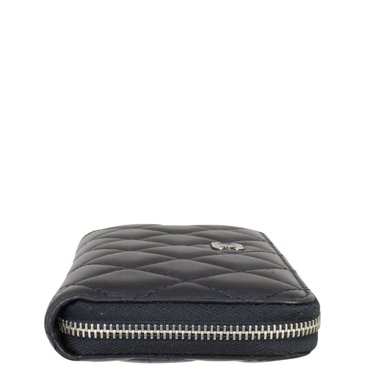 Chanel Small Zip Around Wallet | Black