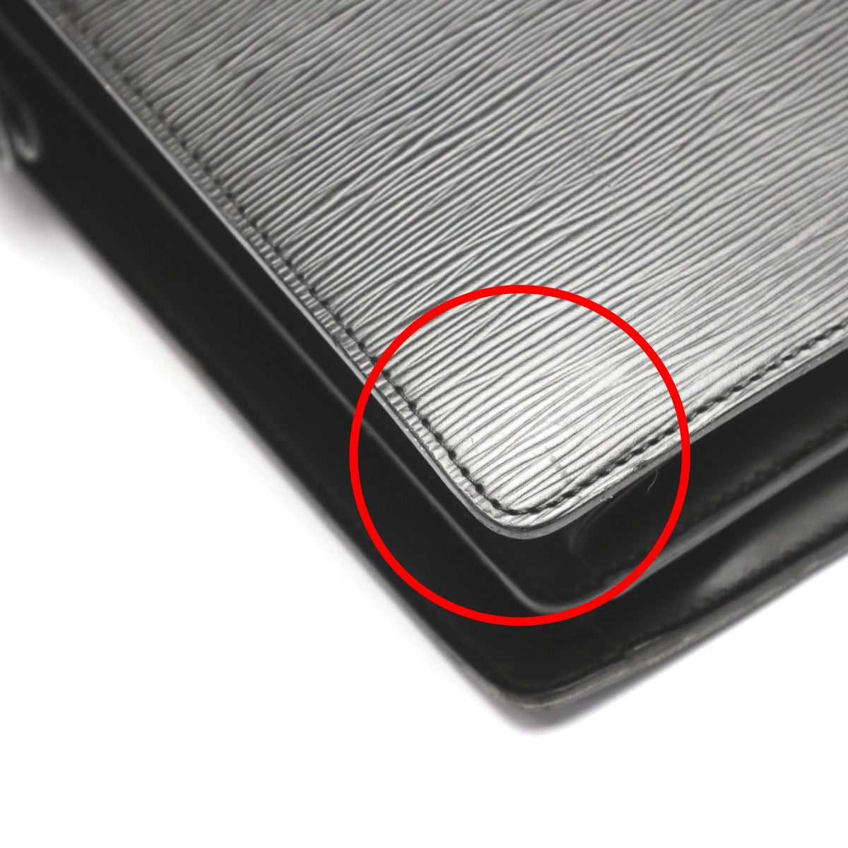 LOUIS VUITTON Business bag M54352 Epi Leather black Briefcase Epi Fermoire mens  d