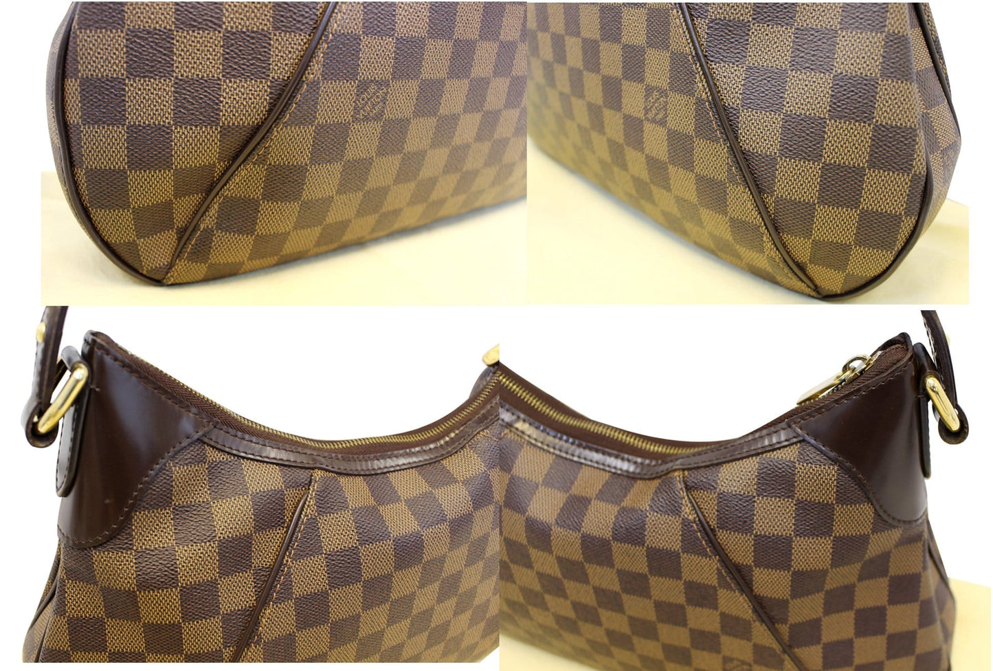 LOUIS VUITTON Damier Ebene Thames GM Shoulder Bag