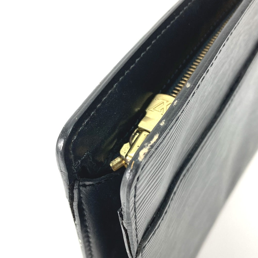 LOUIS VUITTON business bag M52522 Epi Leather black Epi Pochette homme