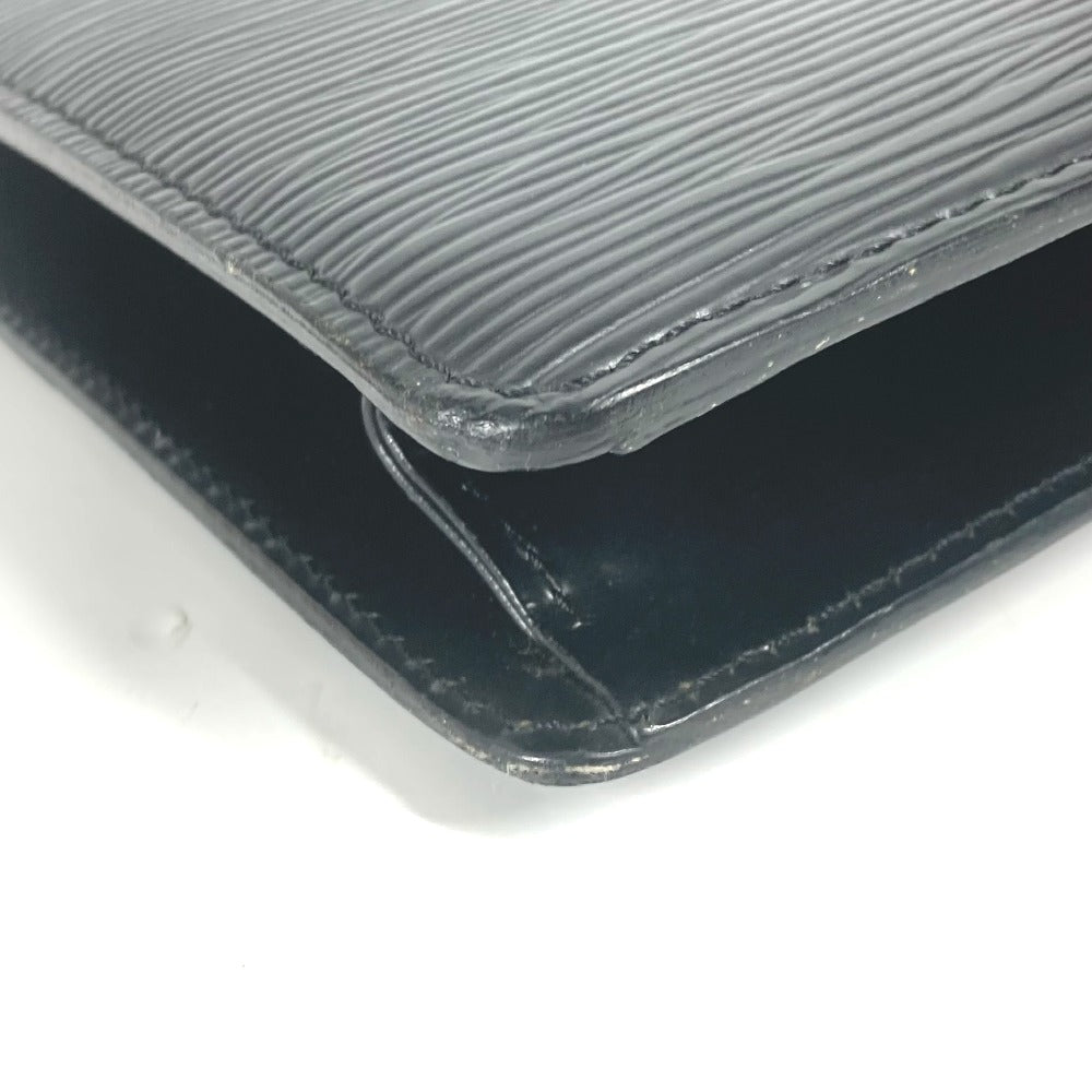 LOUIS VUITTON business bag M52522 Epi Leather black Epi Pochette Homme mens  d