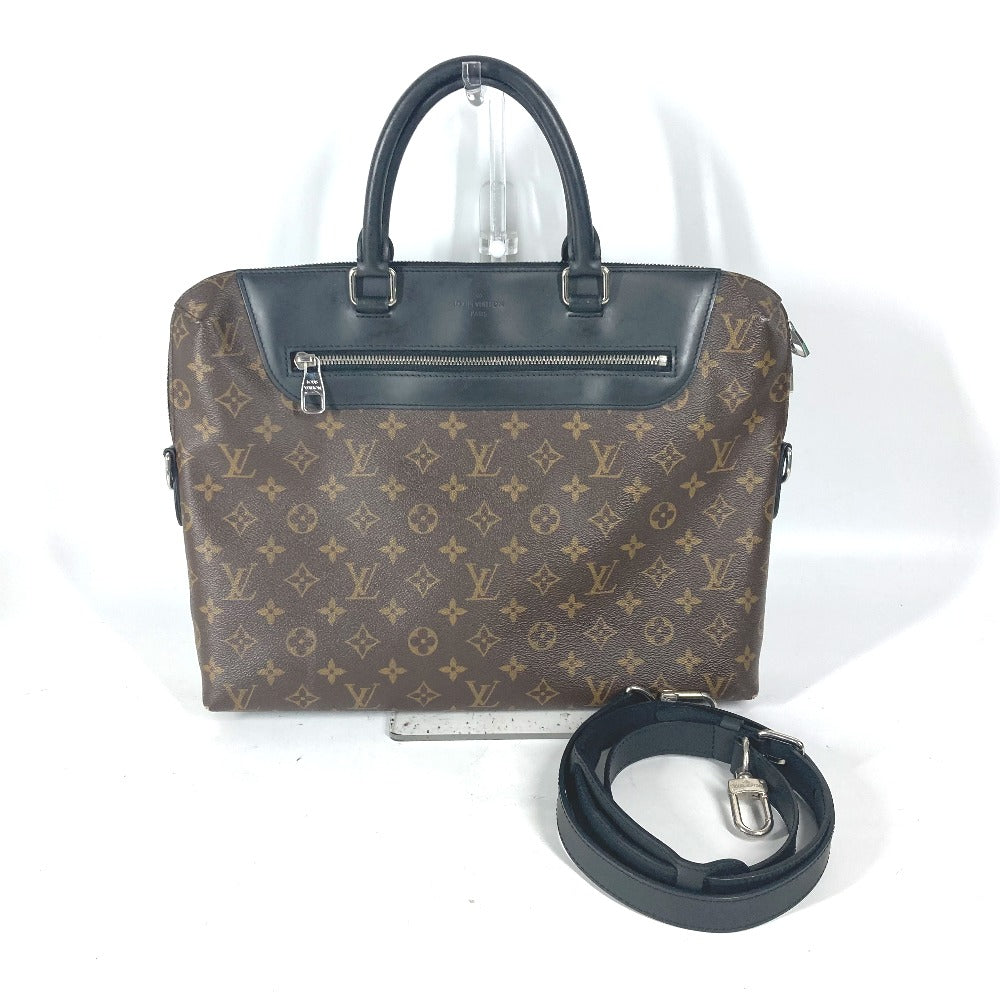 LOUIS VUITTON Business bag M54019 Monogram macacer canvas Brown Monogram macacer Porto Documan Jule PDJ
