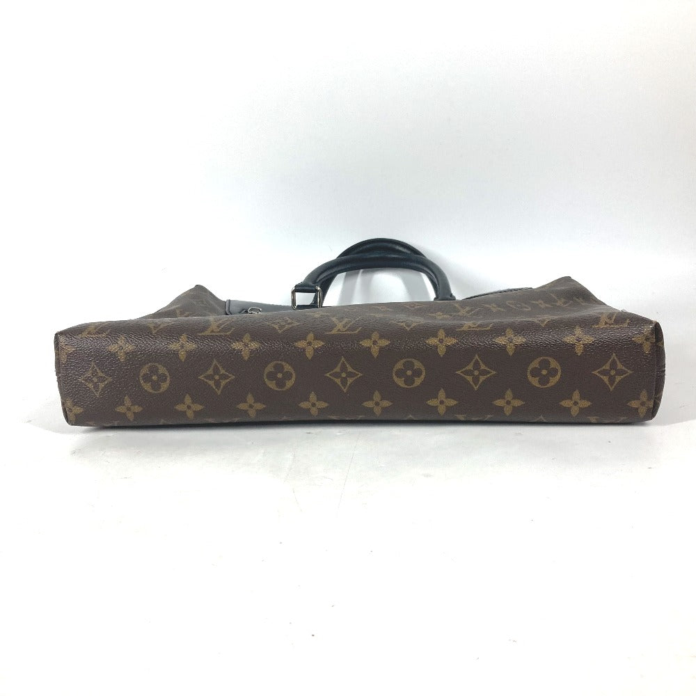 LOUIS VUITTON Business bag M54019 Monogram macacer canvas Brown Monogram macacer Porto Documan Jule PDJ