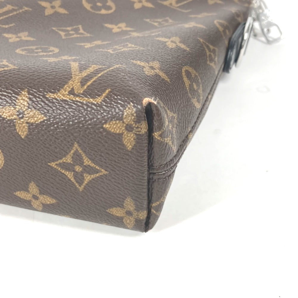 LOUIS VUITTON Business bag M54019 Monogram macacer canvas Brown Monogram macacer Porto Documan Jule PDJ