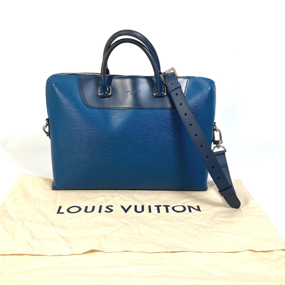 LOUIS VUITTON Business bag M51700 Epi Leather blue Porto documan Jules PDJ Handbag mens  d