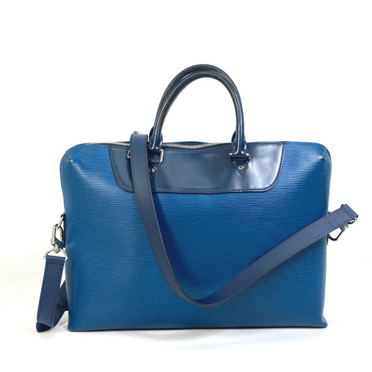 LOUIS VUITTON Business bag M51700 Epi Leather blue Porto documan Jules PDJ Handbag mens  d