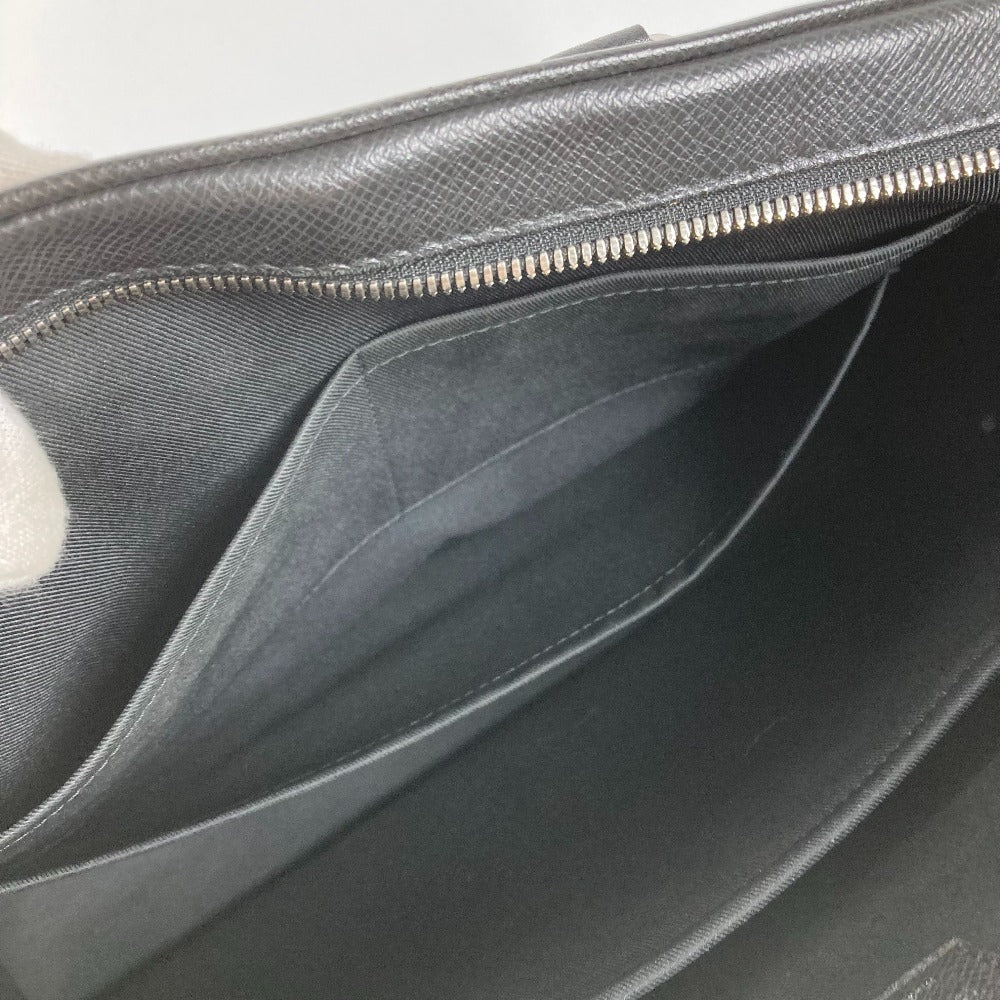 LOUIS VUITTON Business bag M30440 Taiga Leather black Taiga Alex