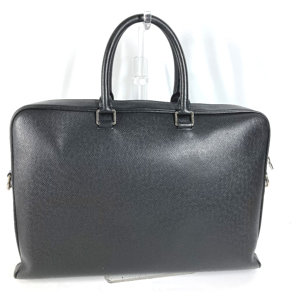 LOUIS VUITTON Business bag M30440 Taiga Leather black Taiga Alex