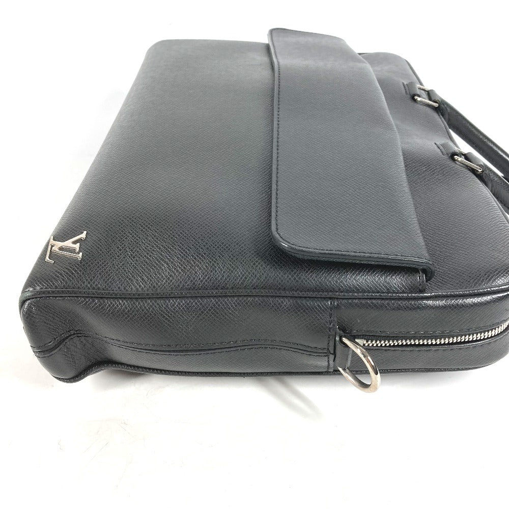 LOUIS VUITTON Business bag M30440 Taiga Leather black Taiga Alex