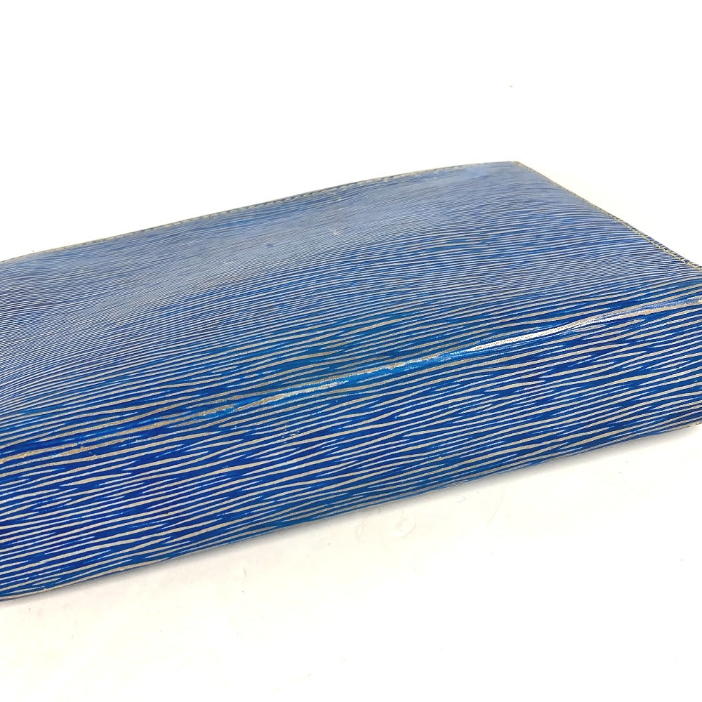 LOUIS VUITTON business bag M54654 Epi Leather blue Epi denim posh toilette