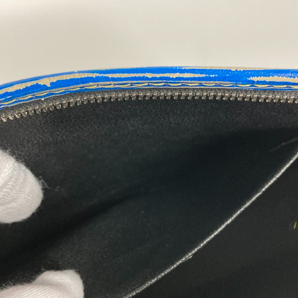 LOUIS VUITTON business bag M54654 Epi Leather blue Epi denim posh toilette