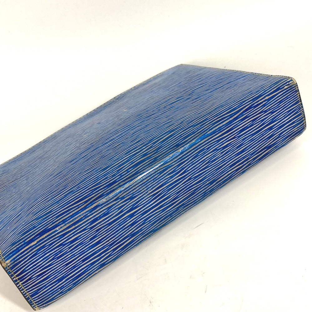 LOUIS VUITTON business bag M54654 Epi Leather blue Epi denim posh toilette