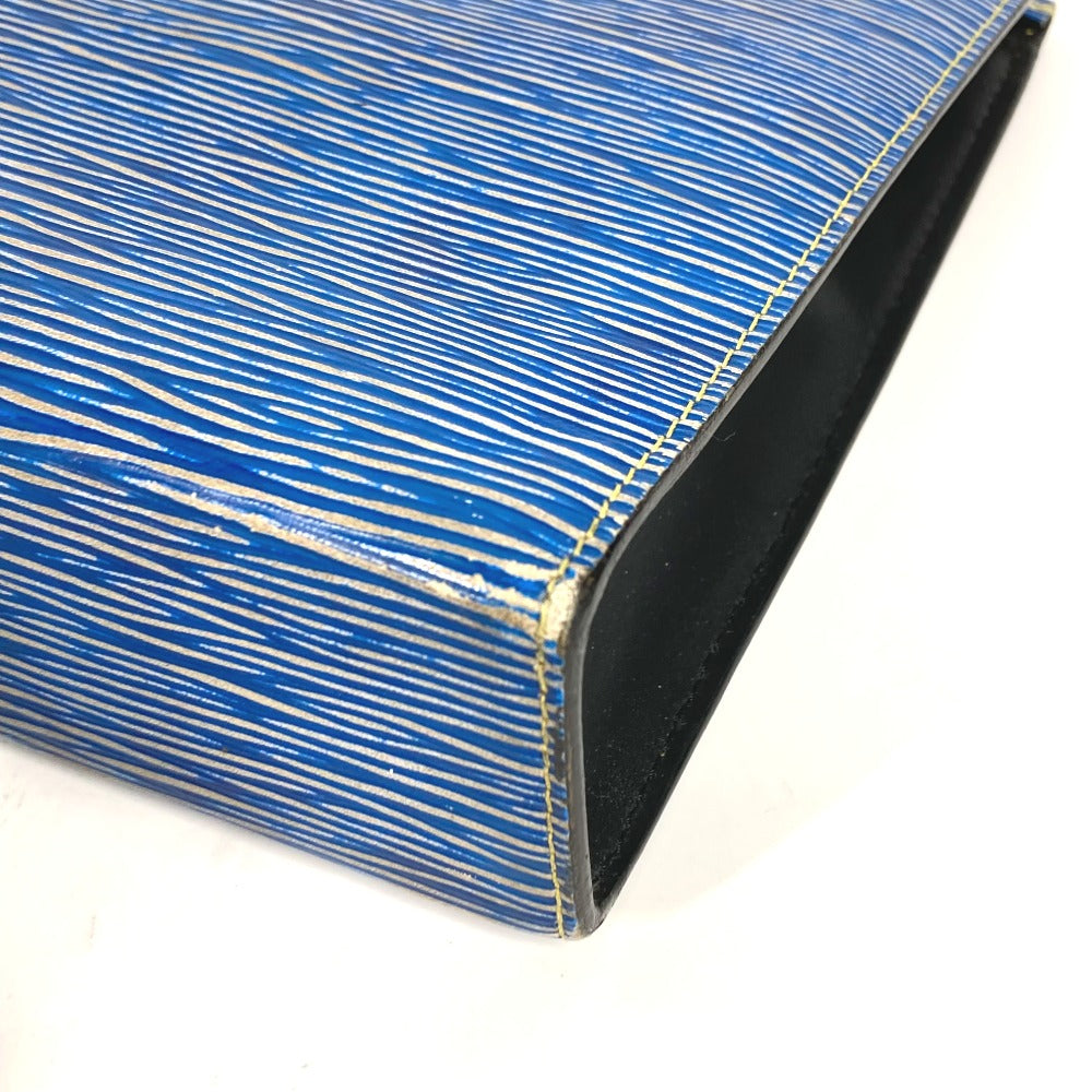 LOUIS VUITTON business bag M54654 Epi Leather blue Epi denim posh toilette