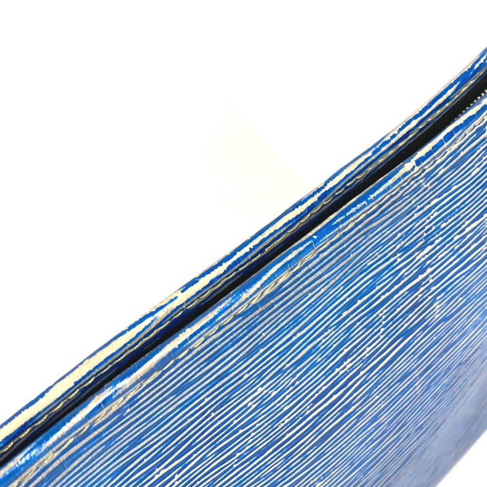 LOUIS VUITTON business bag M54654 Epi Leather blue Epi denim posh toilette