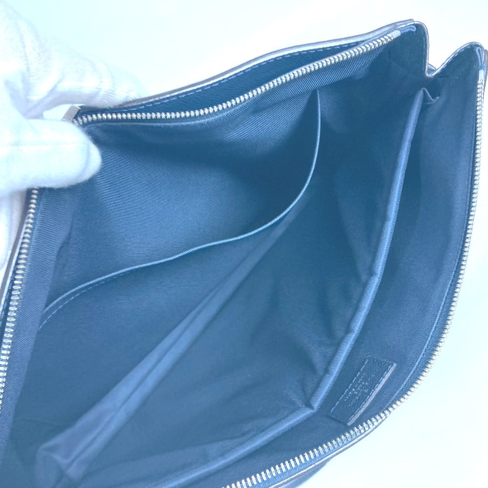 LOUIS VUITTON Business bag M33417? Taiga Leather Navy Taiga Anton