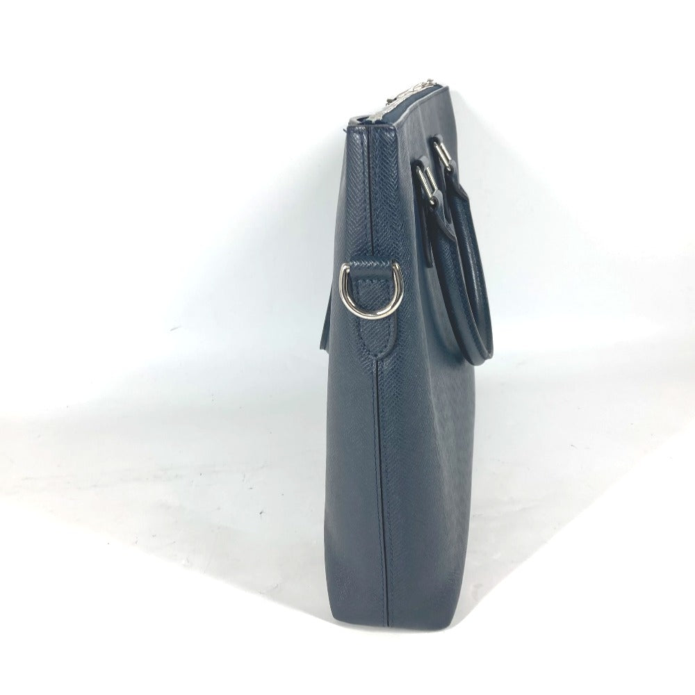 LOUIS VUITTON Business bag M33417? Taiga Leather Navy Taiga Anton