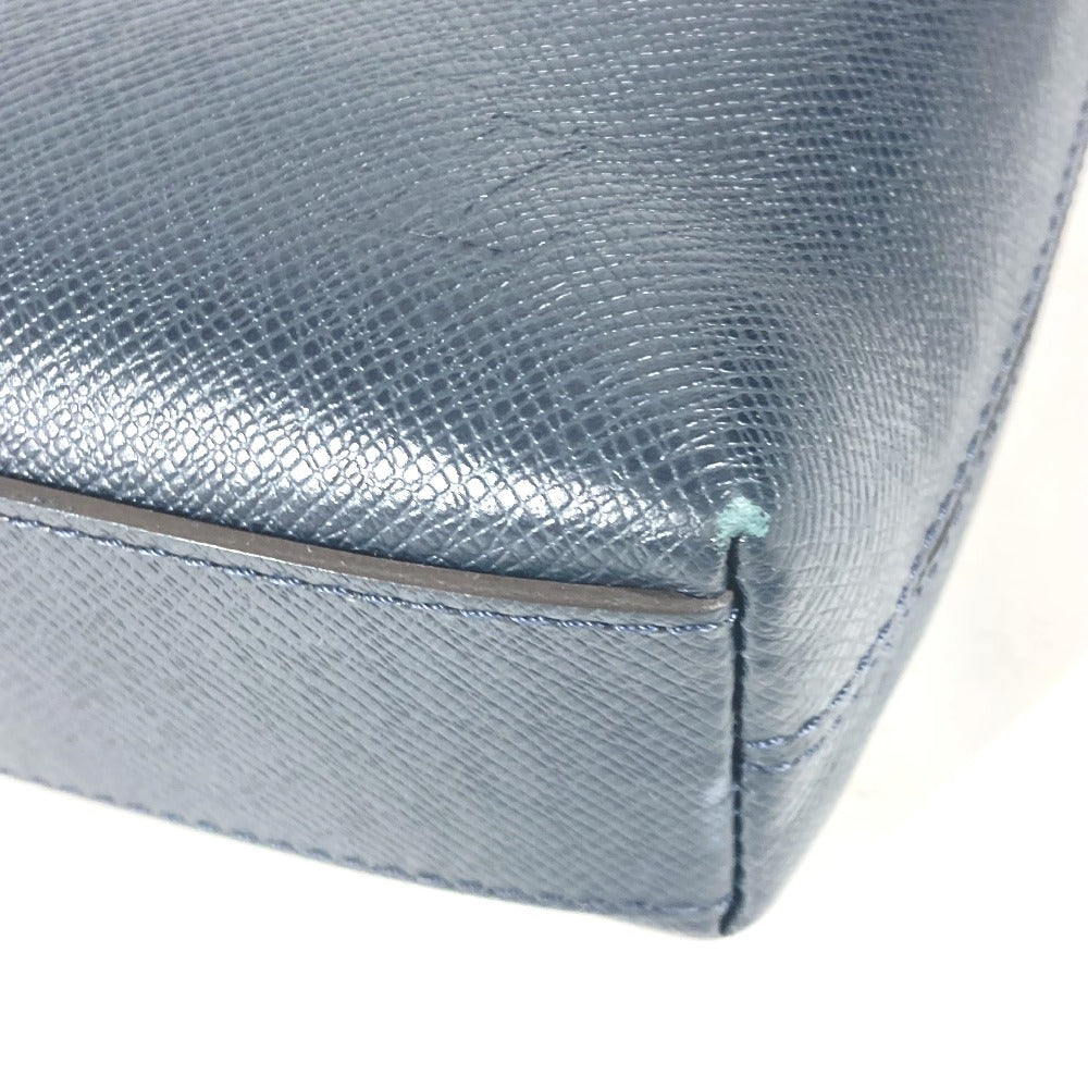 LOUIS VUITTON Business bag M33417? Taiga Leather Navy Taiga Anton