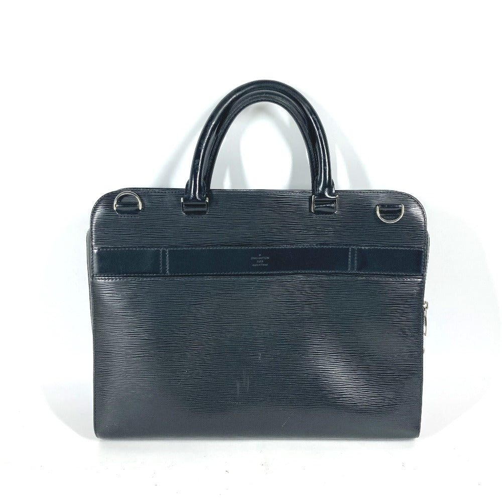 LOUIS VUITTON Business bag M54022 Epi Leather black Epi Bassano GM