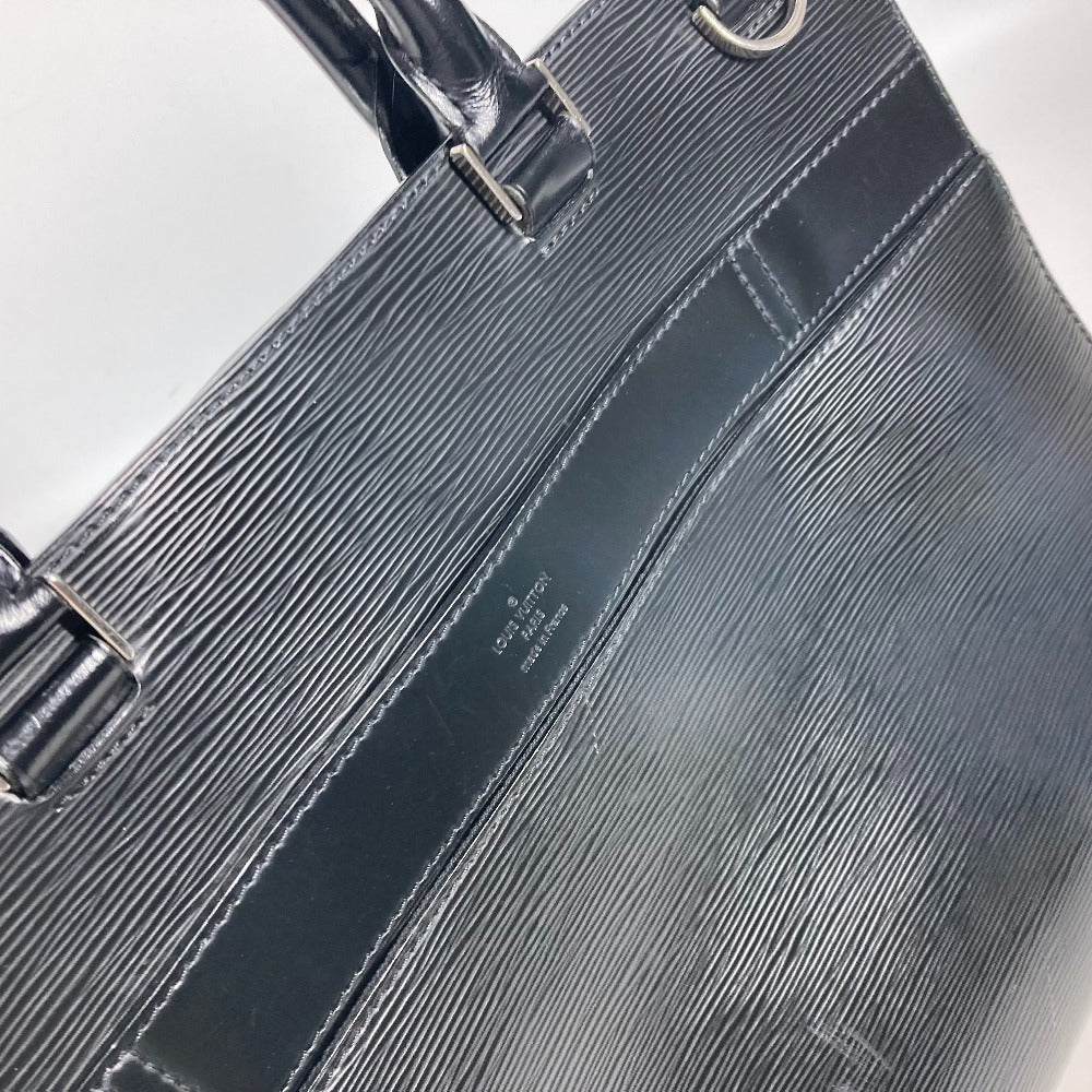 LOUIS VUITTON Business bag M54022 Epi Leather black Epi Bassano GM