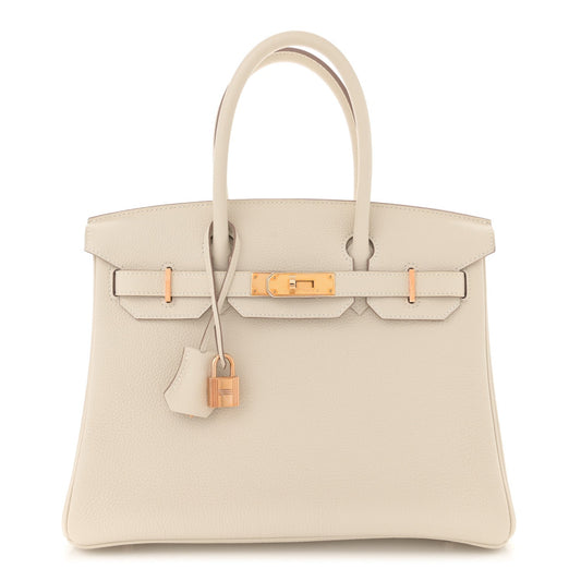 Hermes Togo Birkin 30 Craie