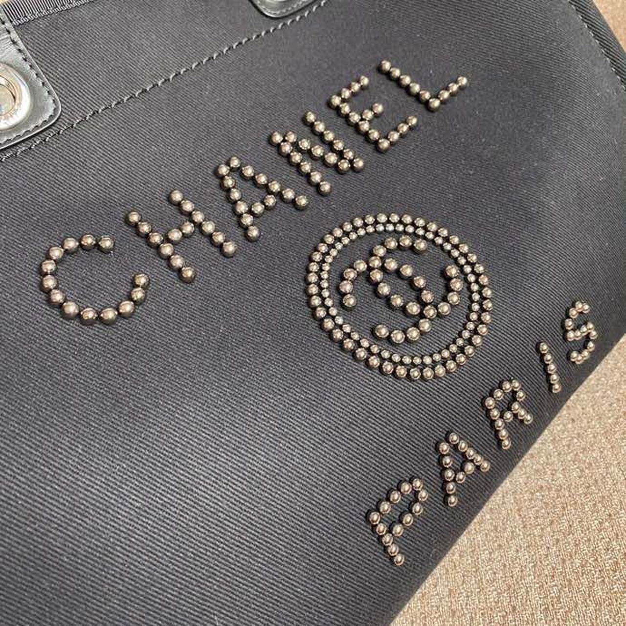 CHL Large Deauville Pearl Tote Bag Black For Women Handbags, Shoulder Bags 15in/38cm A66941