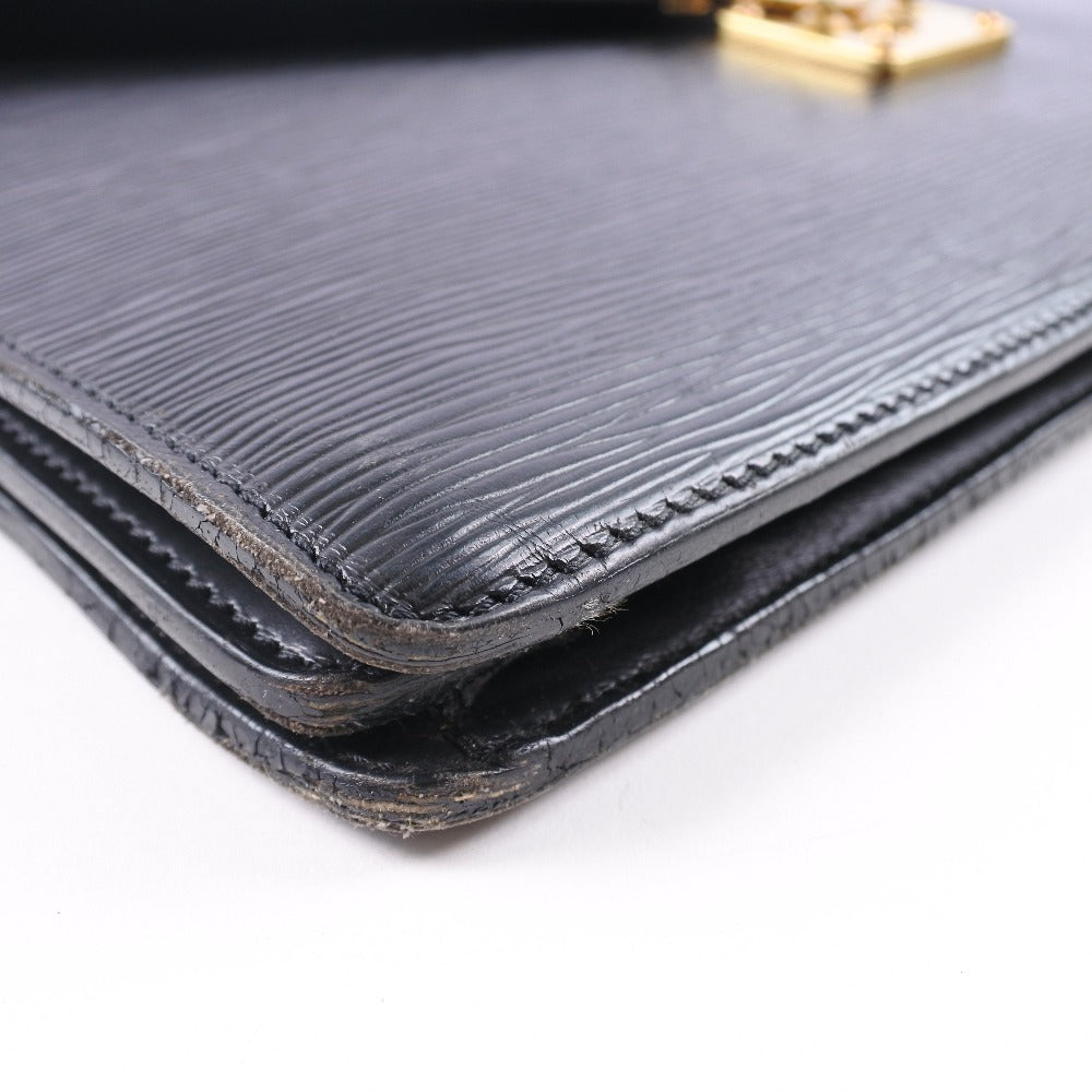 LOUIS VUITTON Business bag M54412 Epi Leather black Cerviet ambassador mens  d