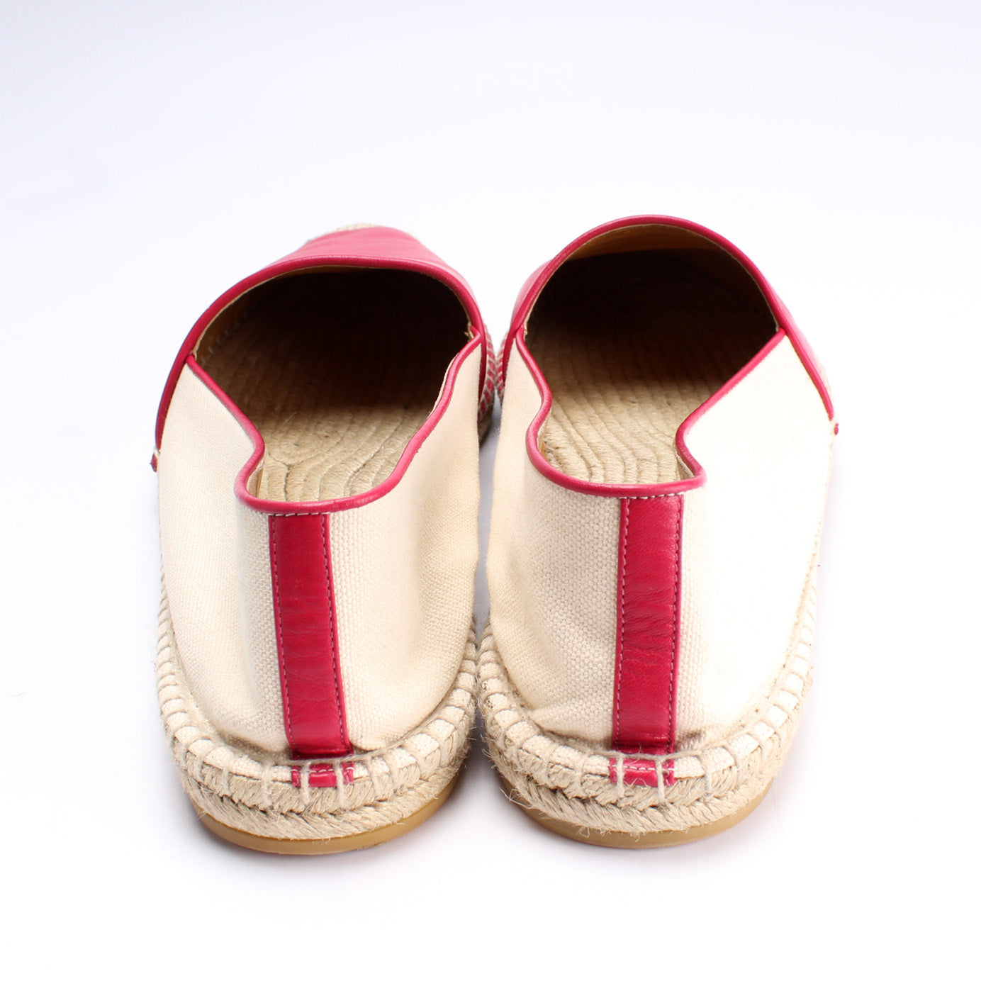 Interlocking Gucci Leather/Canvas Espadrilles Size 42