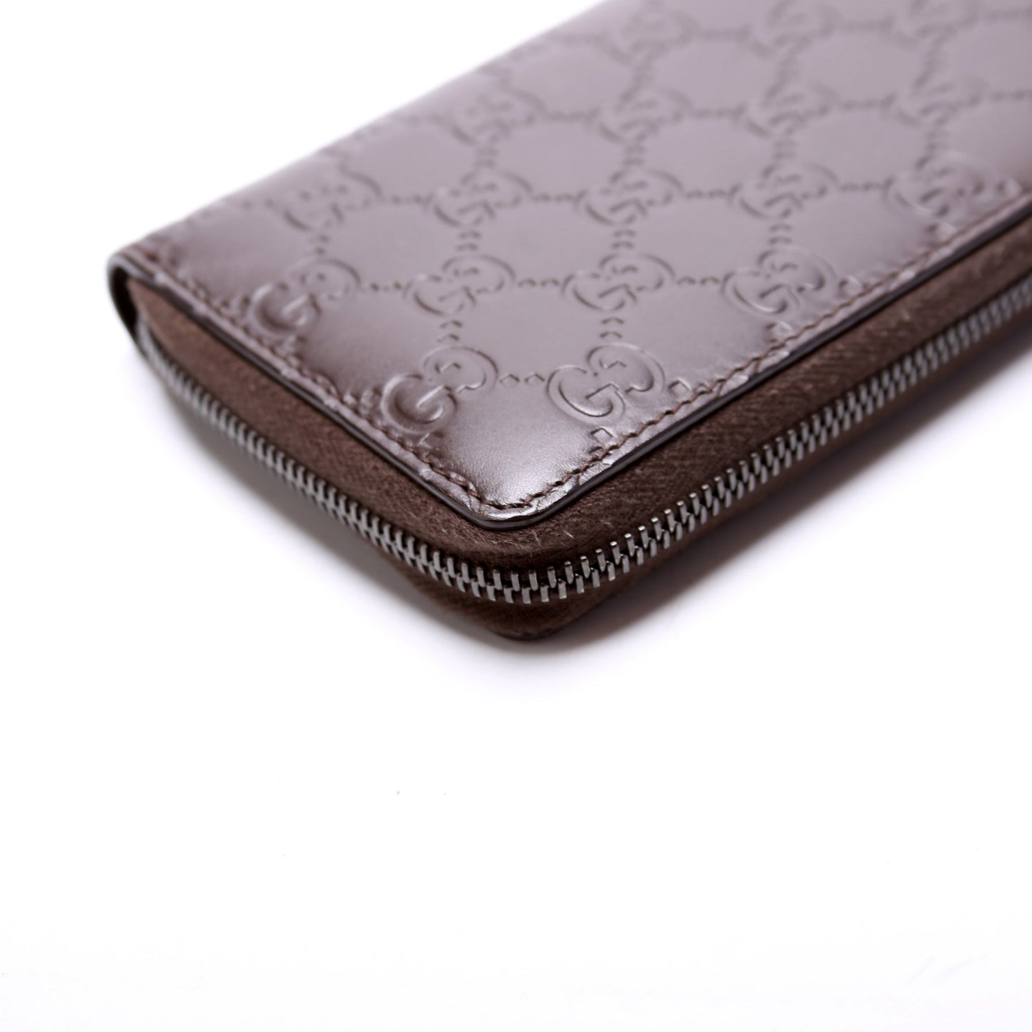 Guccissima Zip Around Wallet