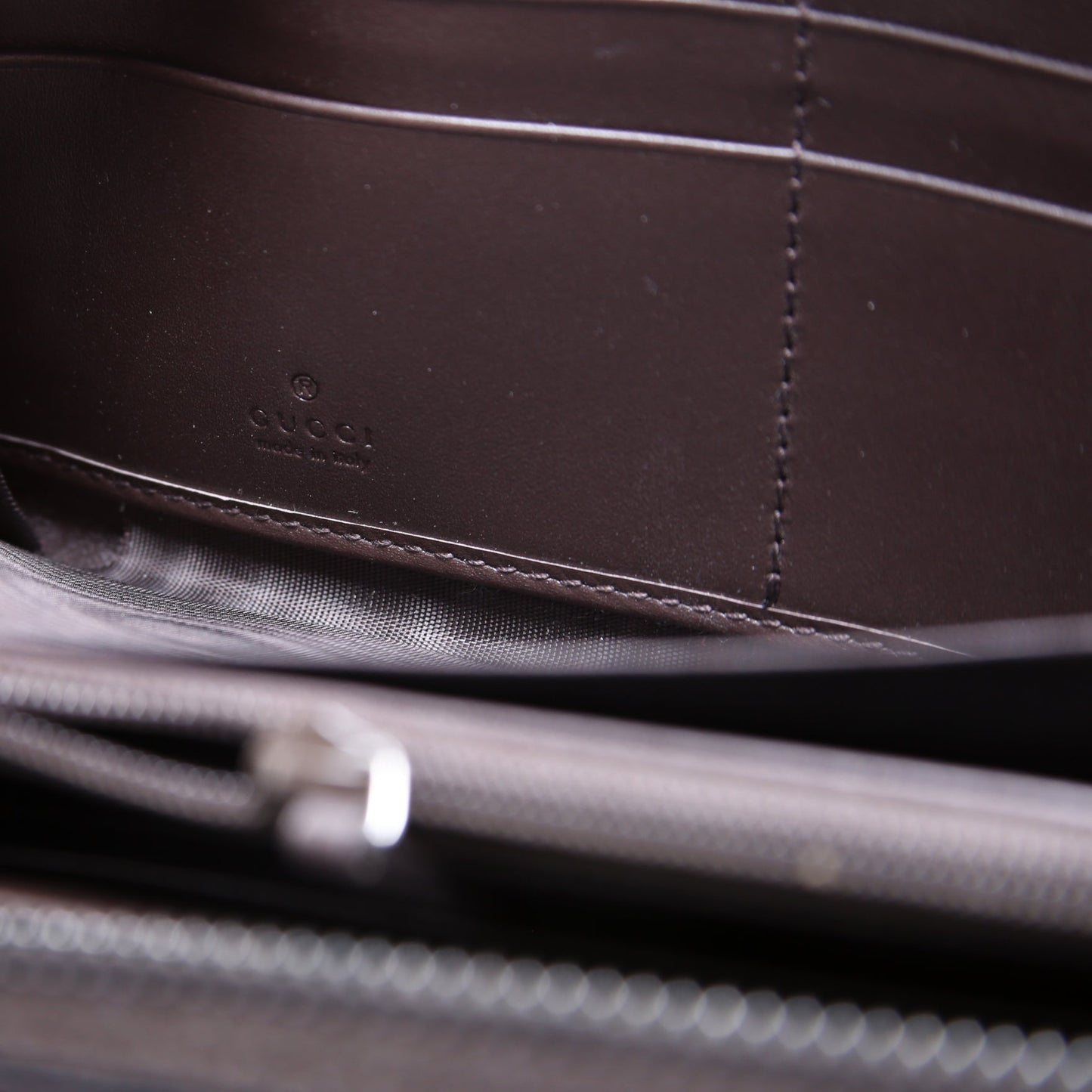 Guccissima Zip Around Wallet