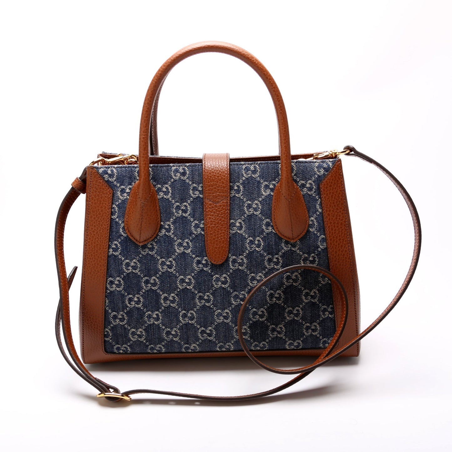 Jackie 1961 Medium Tote New Denim Gucci 649016
