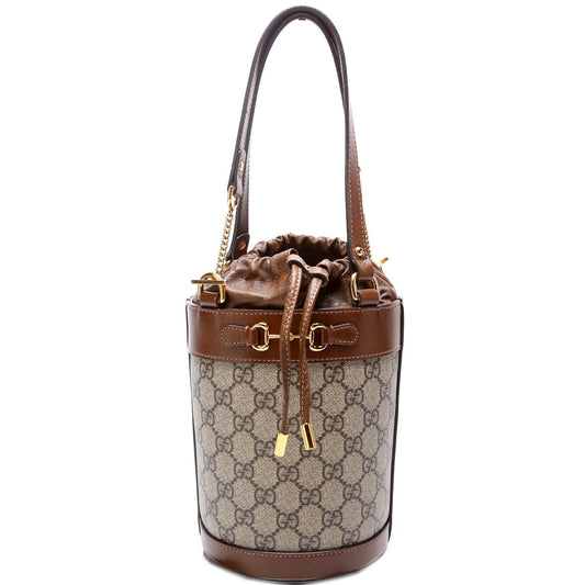Horsebit 1955 Gucci Supreme Small Bucket Bag 637115