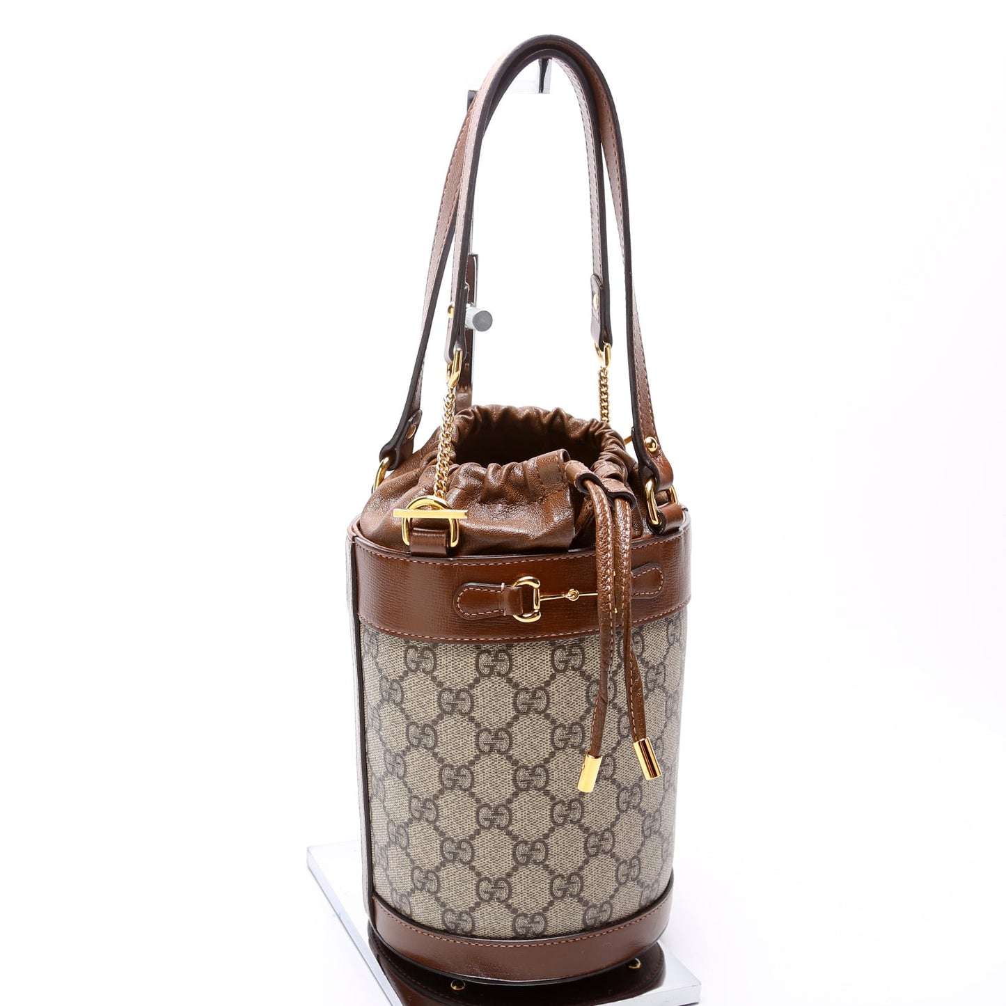 Horsebit 1955 Gucci Supreme Small Bucket Bag 637115