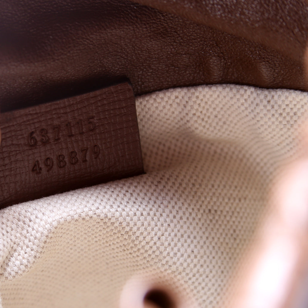 Horsebit 1955 Gucci Supreme Small Bucket Bag 637115