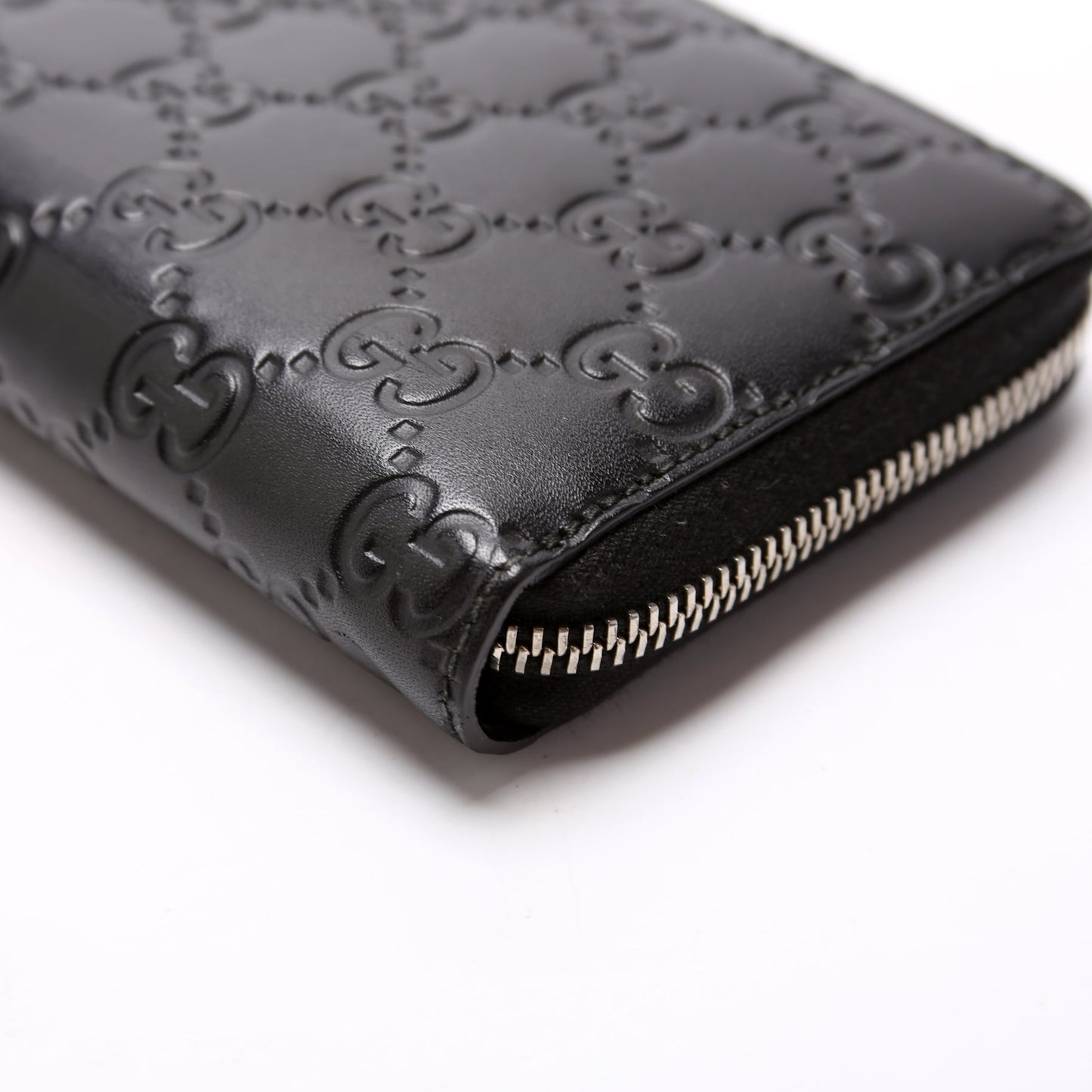 Guccissima Zip Around Wallet