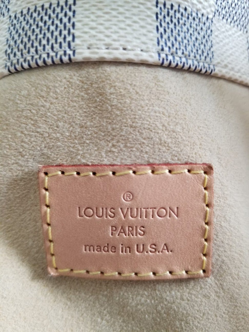 LOUIS VUITTON Damier Azur Artsy GM Shoulder Bag Limited