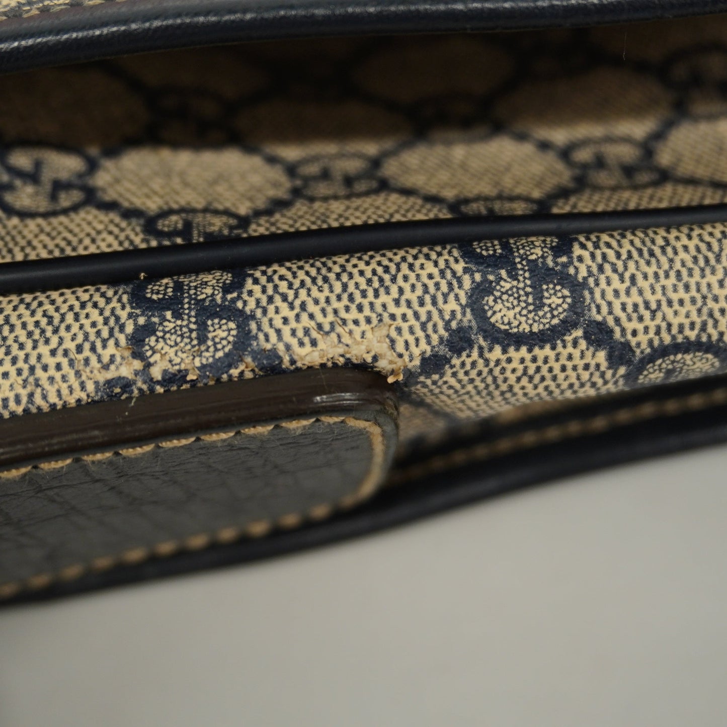 GUCCIAuth  Sherry Line Sherry 145844 Women's GG Supreme,Leather