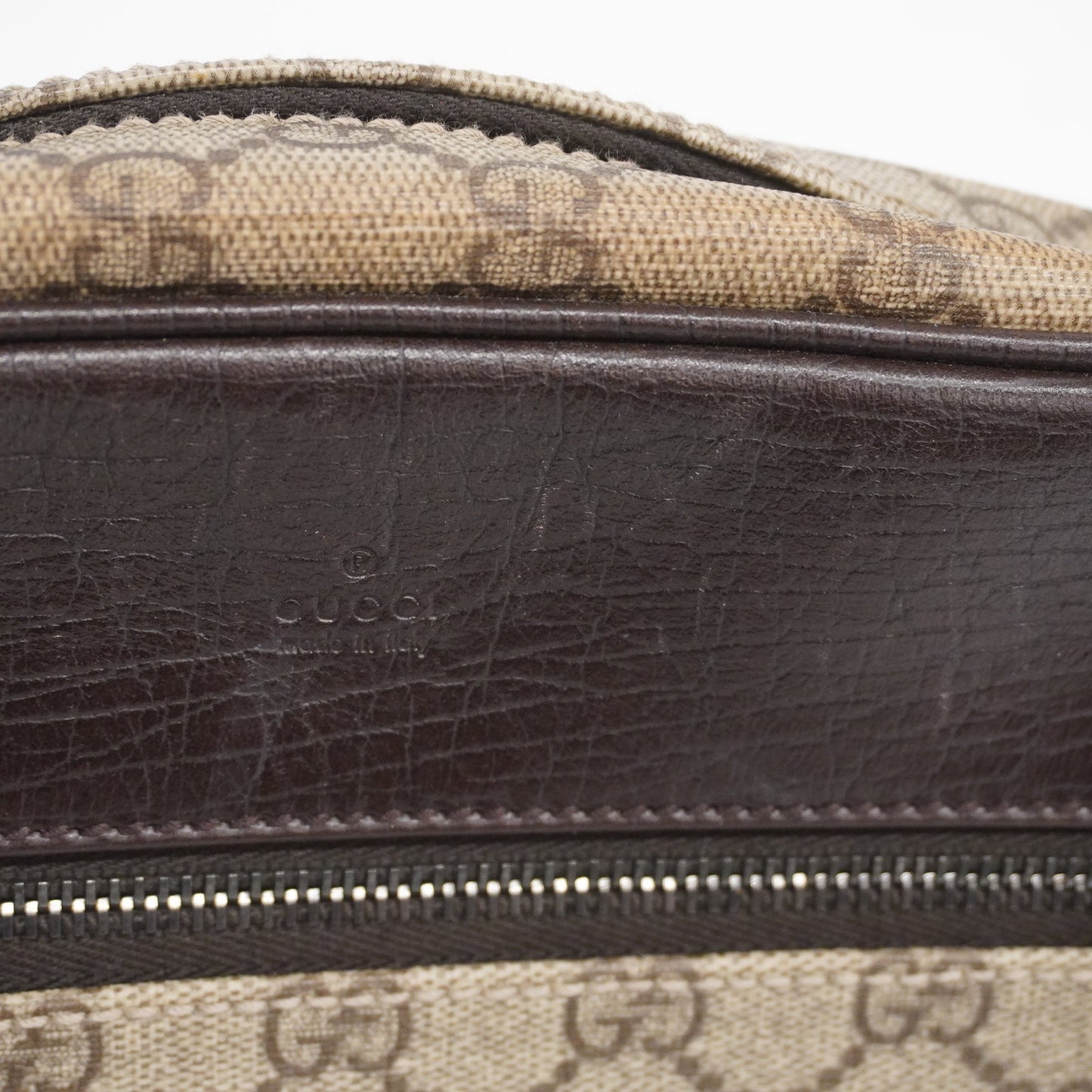 GUCCIAuth  Shoulder Bag 114291 Women's GG Supreme,Leather Beige,Brown