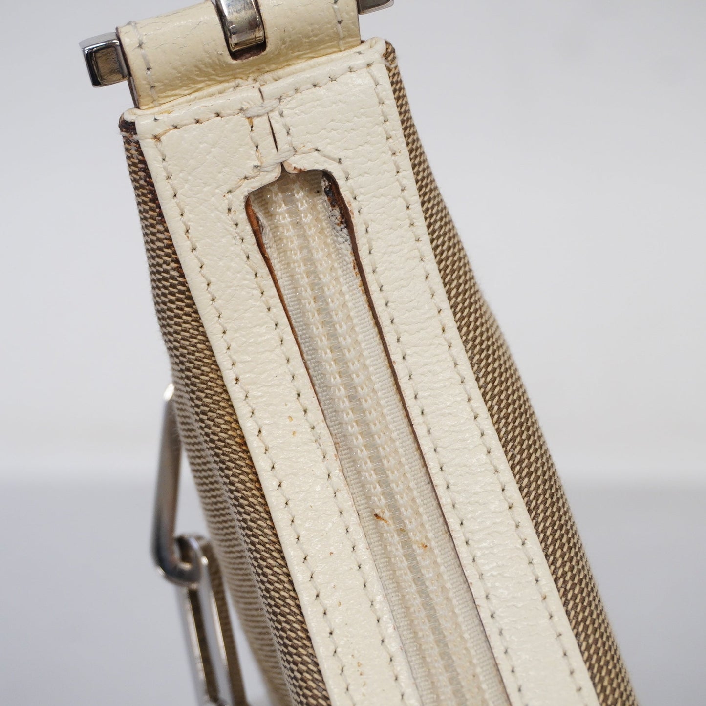 GUCCIAuth  Shoulder Bag 001 3873 Women's Canvas,Leather Shoulder Bag Beige,Ivory