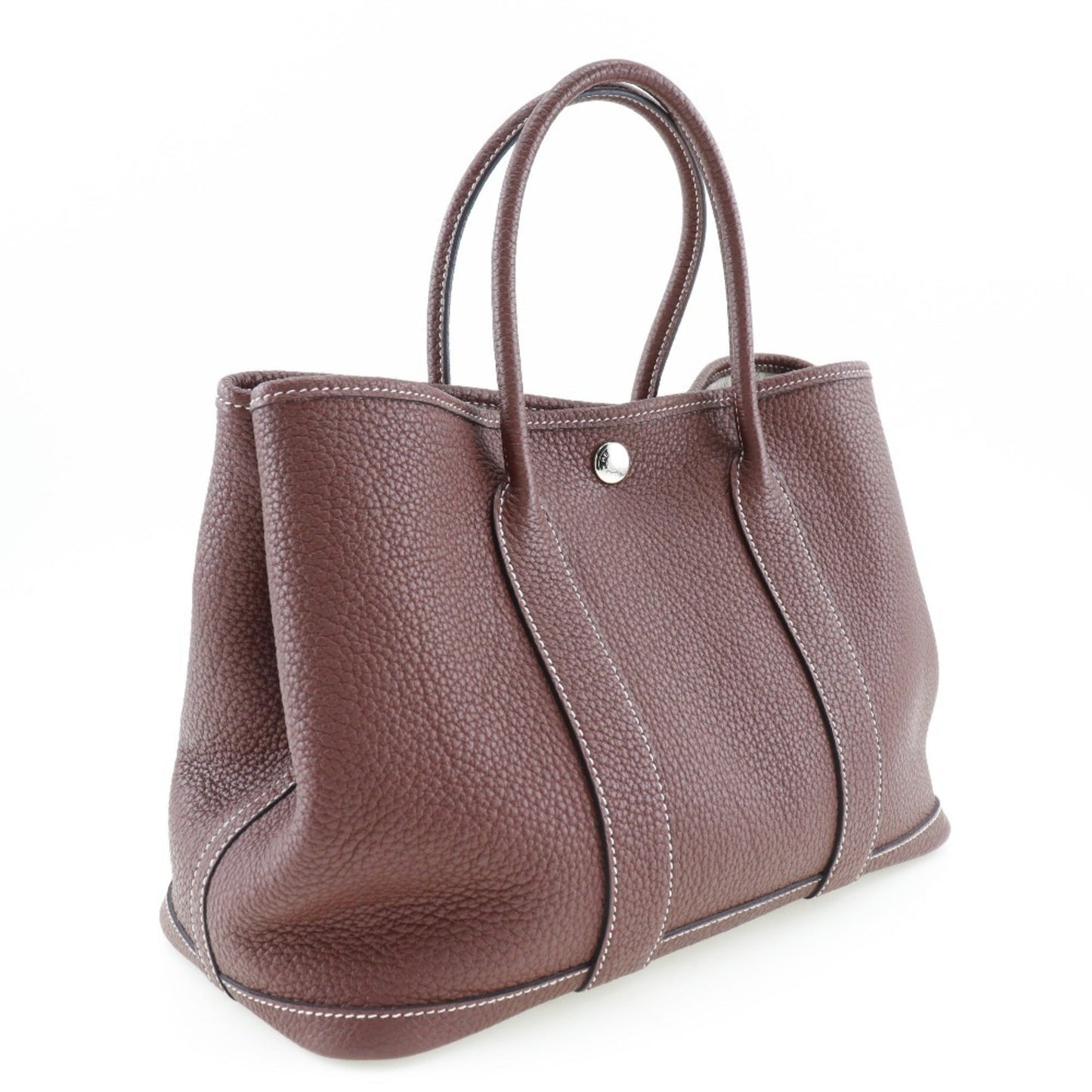 Hermes Rouge H Country Leather Handbag ( )