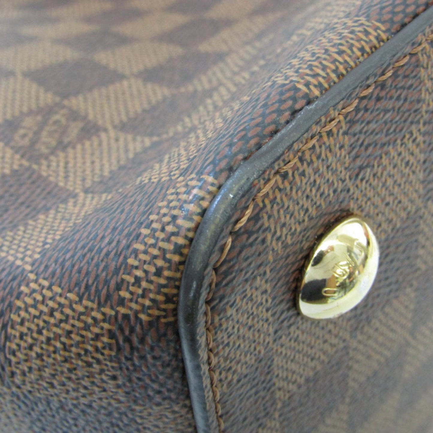 LOUIS VUITTON Damier Jersey N44022 Women's Tote Bag Cream,Ebene