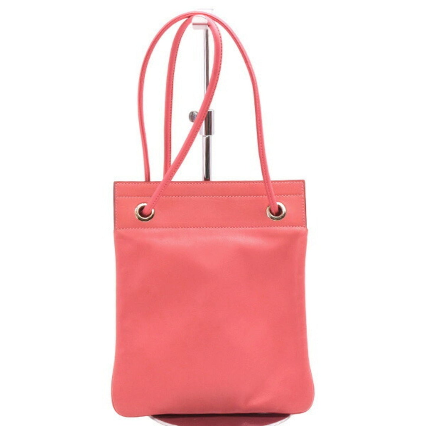 Hermes Rose Azalee Swift Leather Shoulder Bag ( )