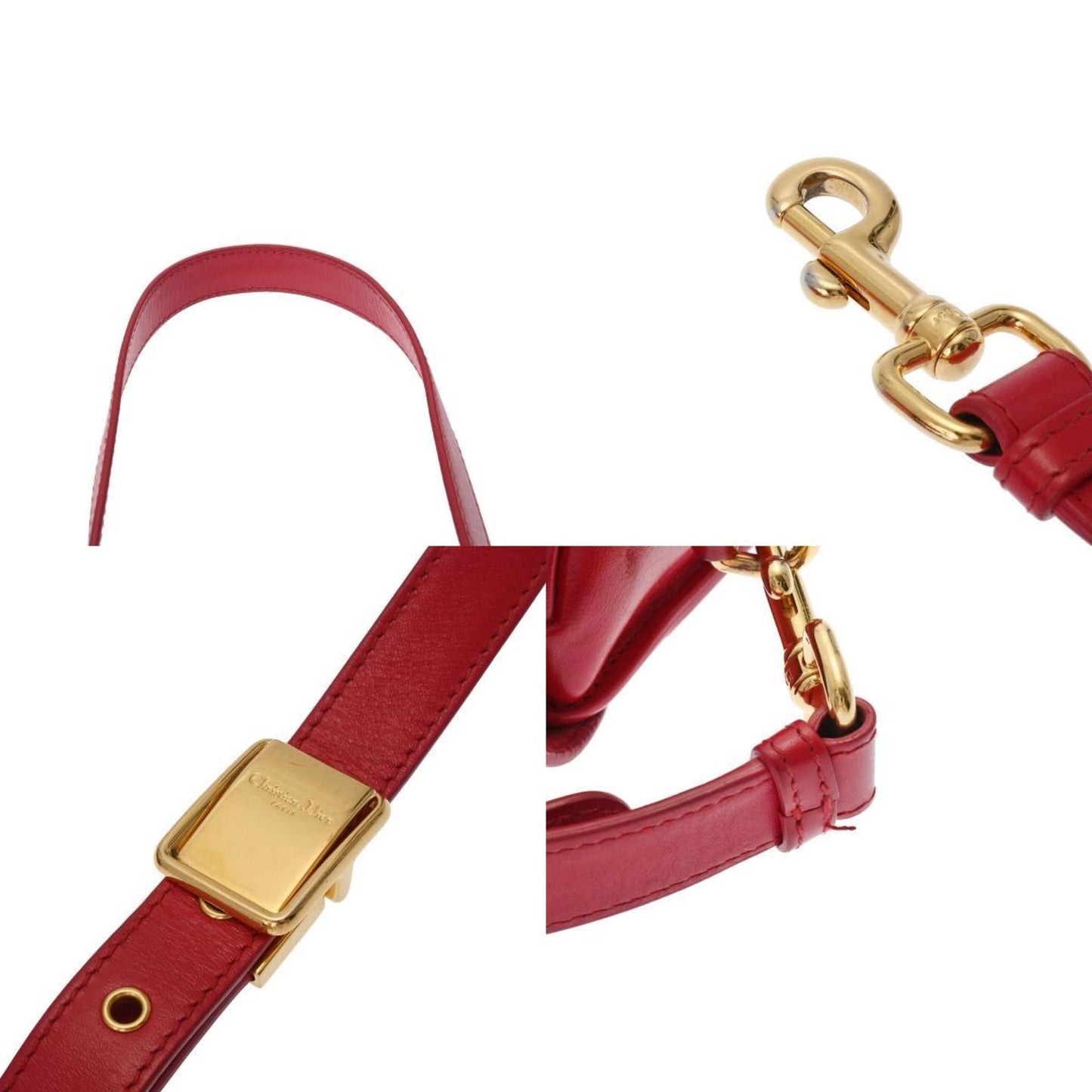 CHRISTIAN DIOR Bobby Medium Pink Women's Leather Shoulder Bag