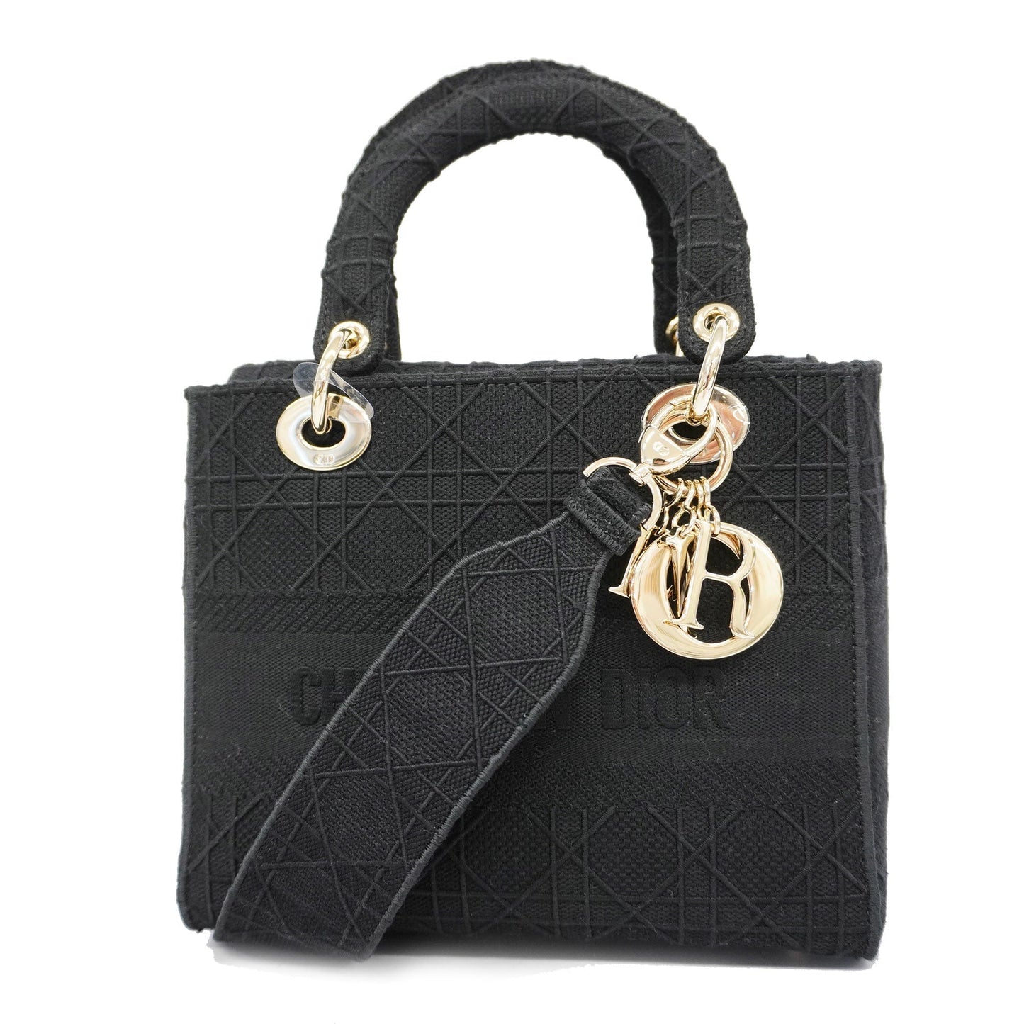 CHRISTIAN DIOR  Cannage/Lady Dior 2way Bag Lady Delight