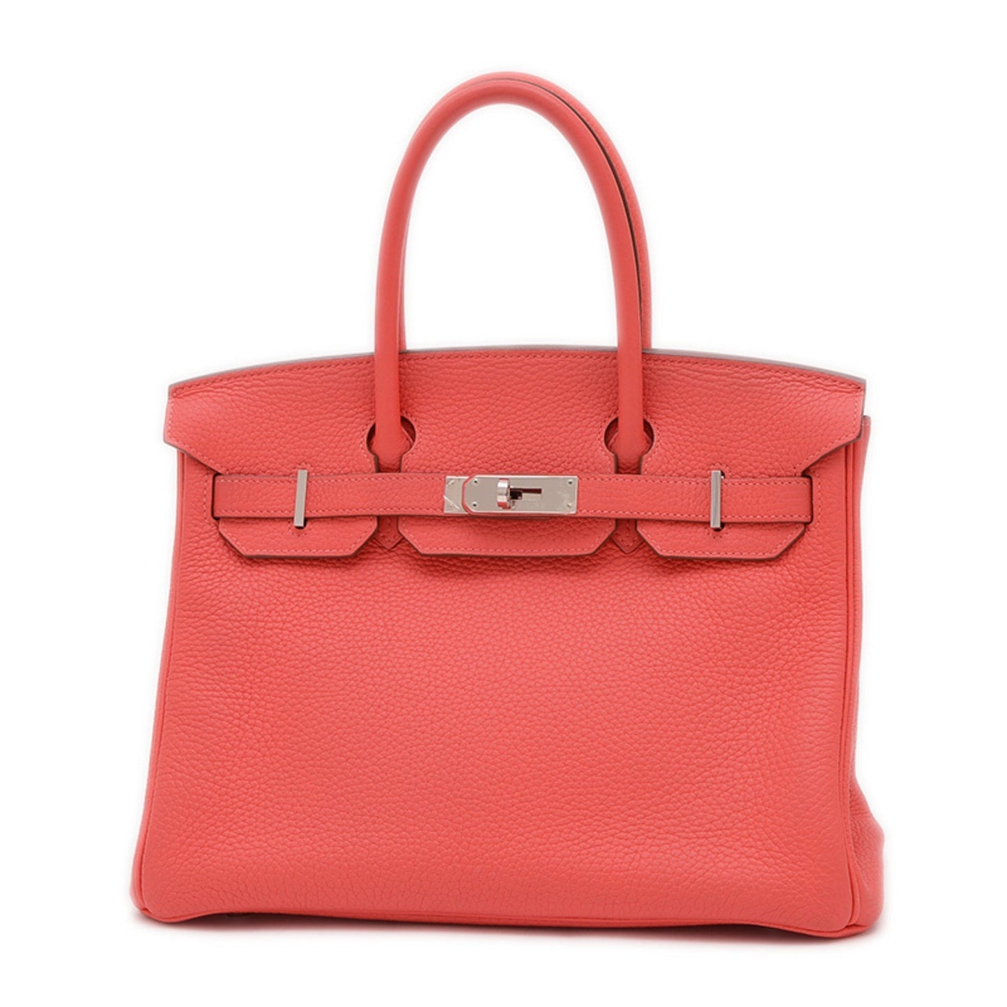 Hermes Rose Jaipur Taurillon Clemence Leather Handbag ( )