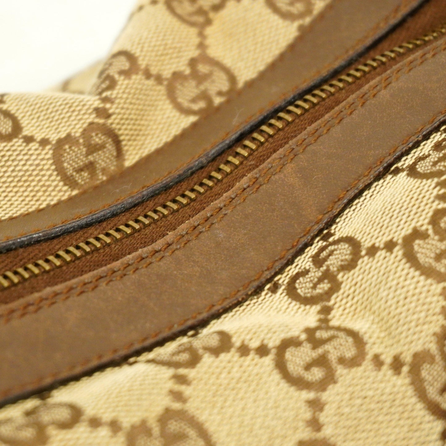 GUCCIAuth  Handbag 92734 Women's GG Canvas Beige