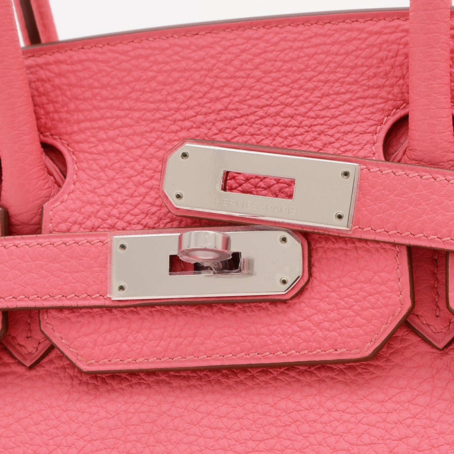 Hermes Rose Azalee Togo Leather Handbag ( )