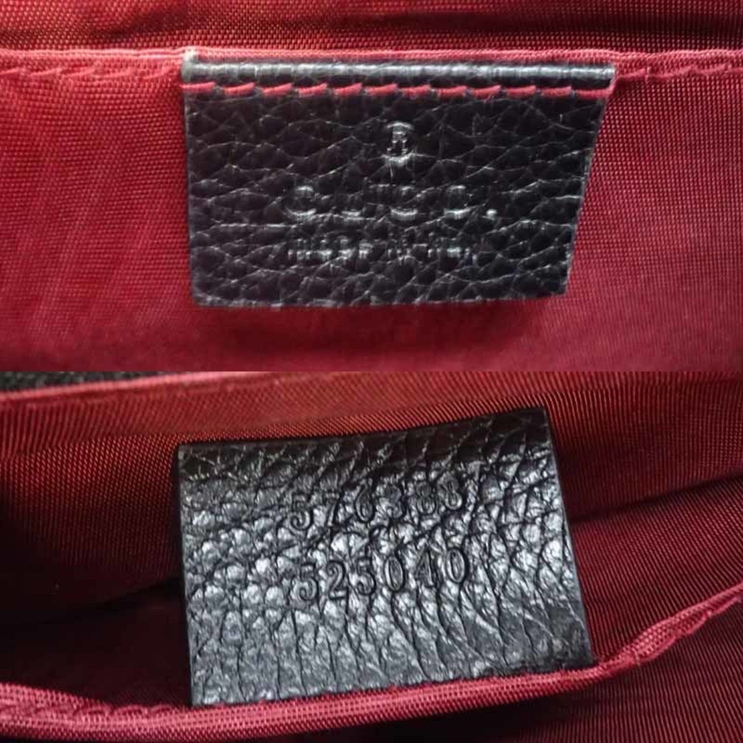 Gucci Zumi Small Women's Shoulder Bag 576388 Leather Black