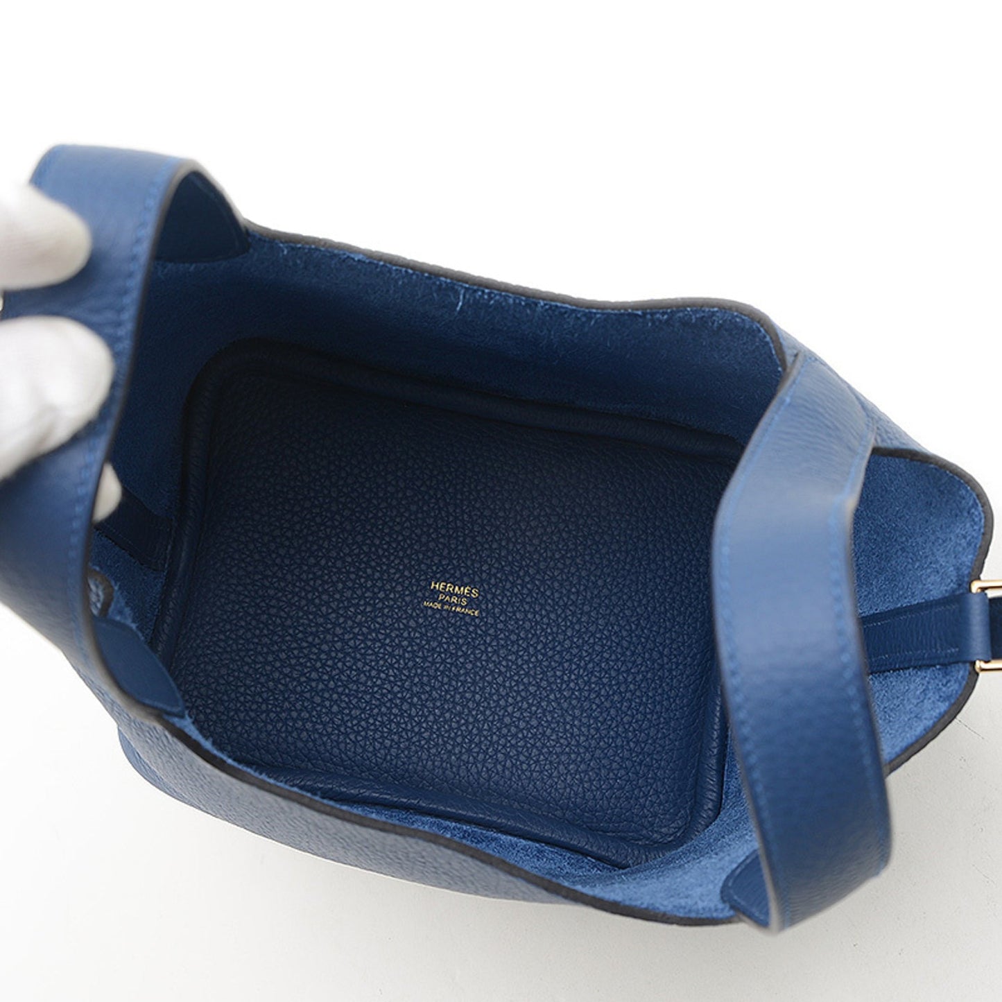 Hermes Taurillon Clemence Leather Handbag ( )