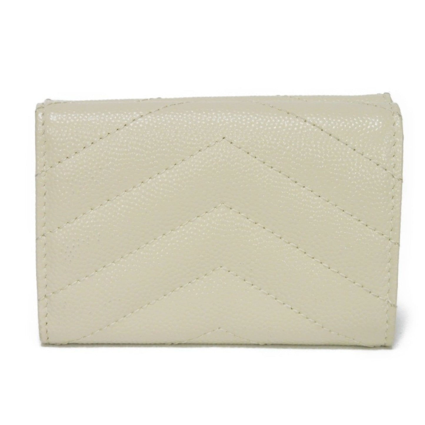 Saint Laurent Trifold Wallet Monogram Origami Tiny YSL Blanc   668274 BOWA1 9207 Men's Women's Billfold